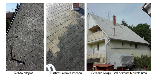 Palatető hővisszaverő bevonattal felújítva